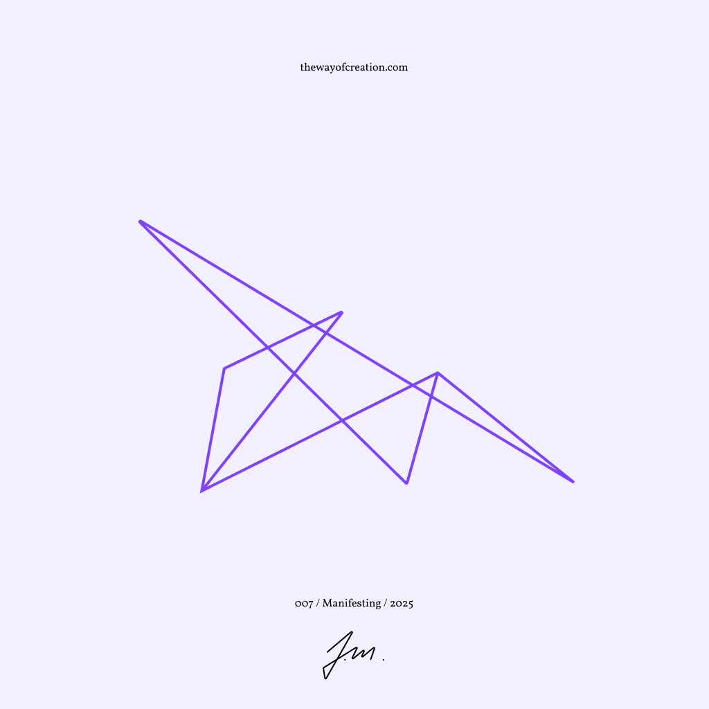 Energy pattern for article '007 / Manifesting'