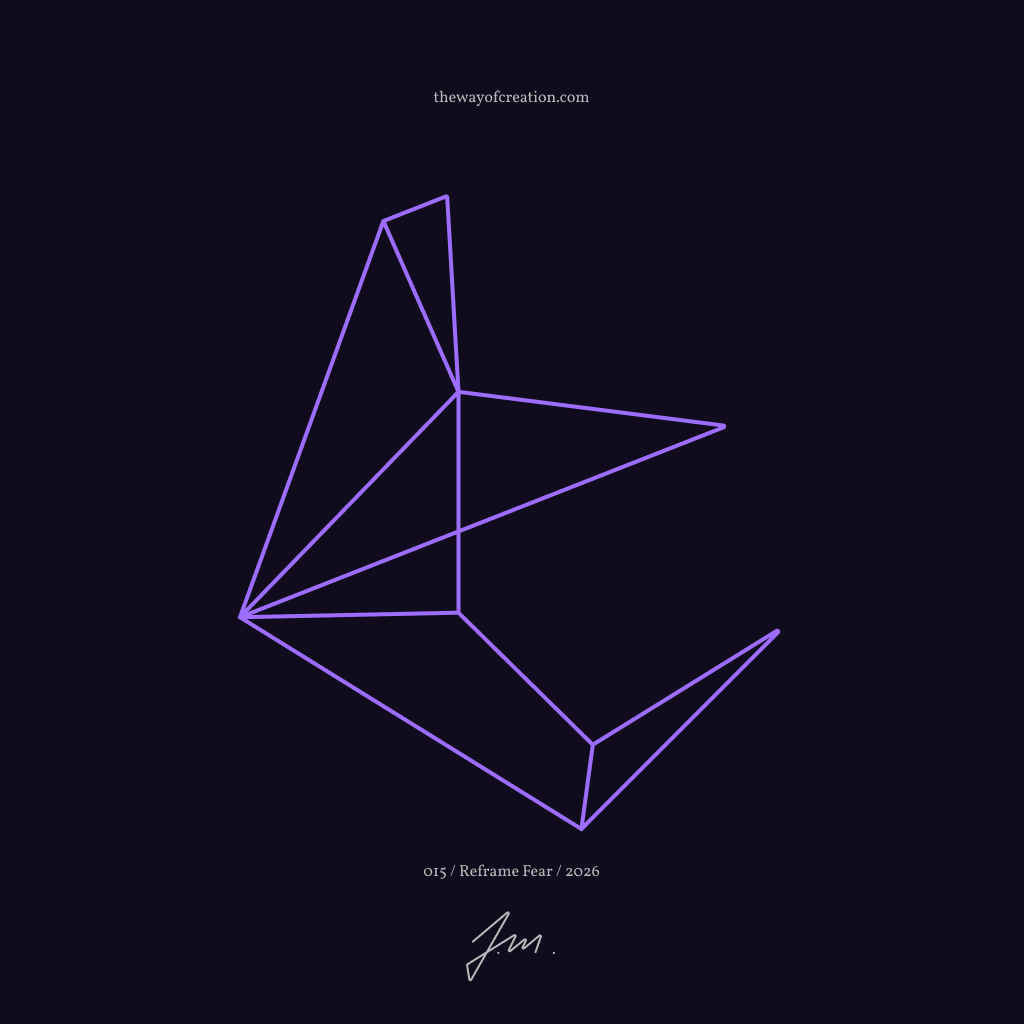 Energy pattern for article '015 / Reframe Fear'