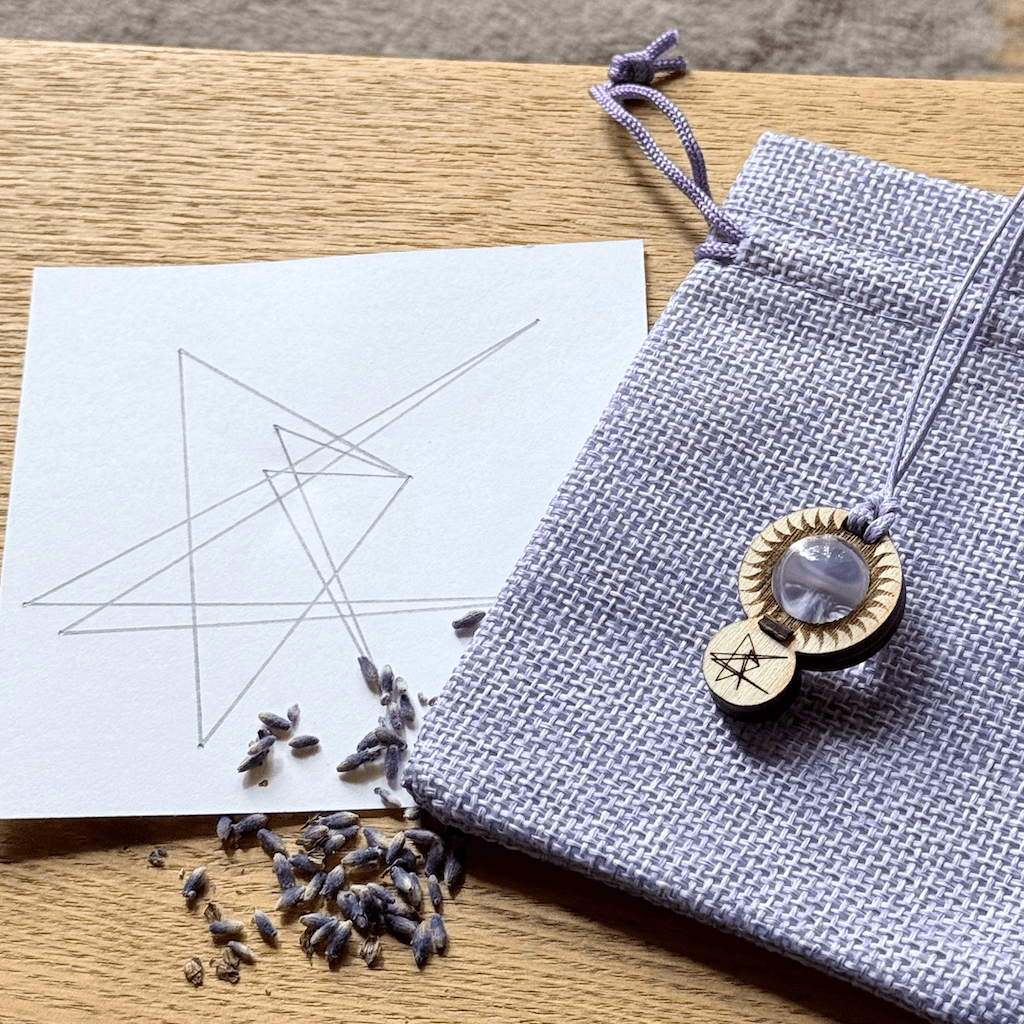 Amulet "Small" with energy pattern